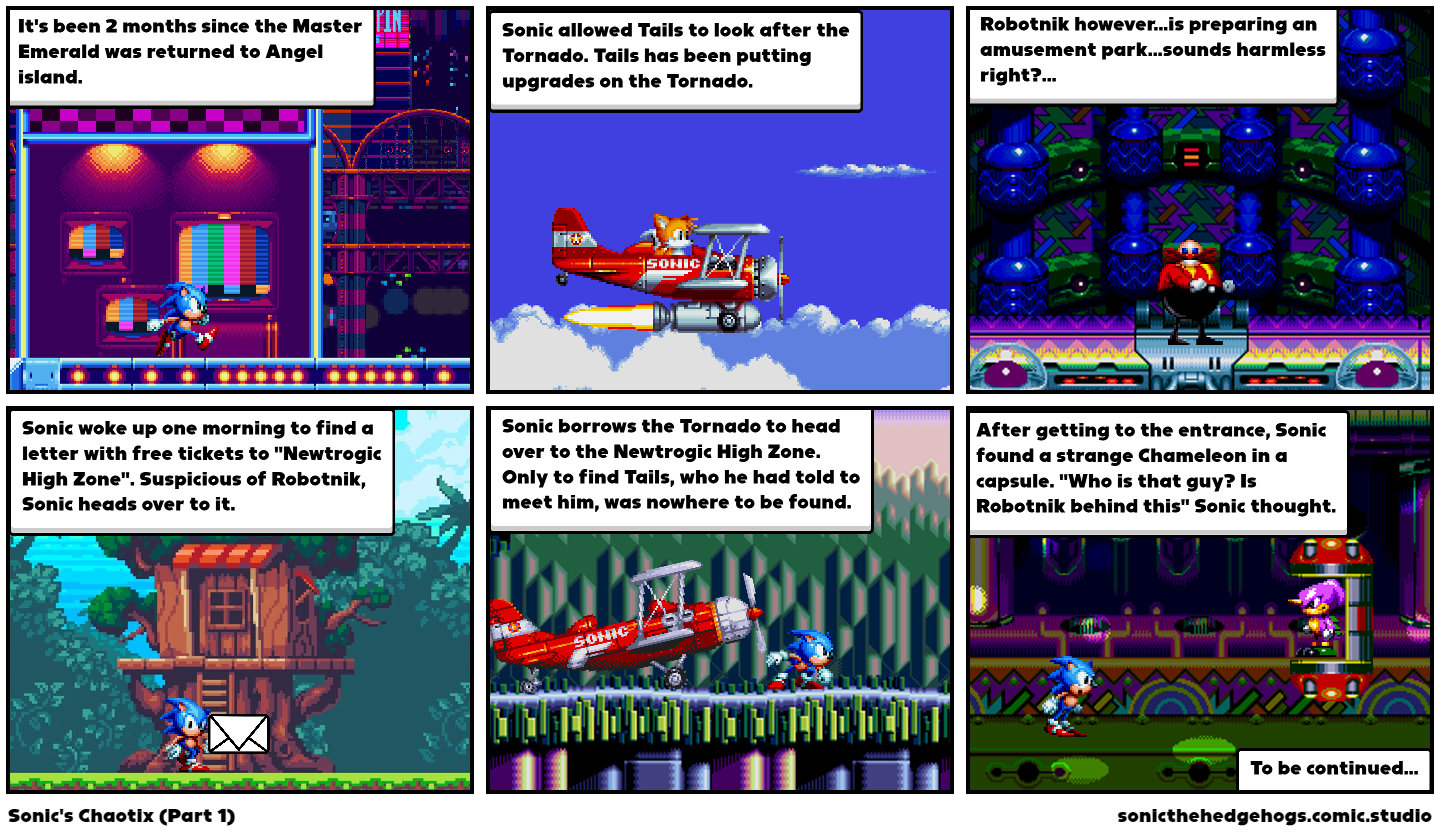 Sonic's Chaotix (Part 1) - Comic Studio